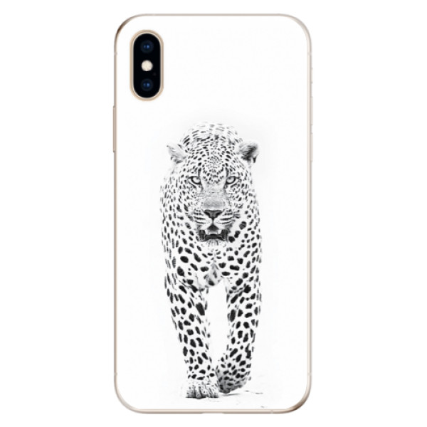 Odolné silikonové pouzdro iSaprio - White Jaguar - iPhone XS