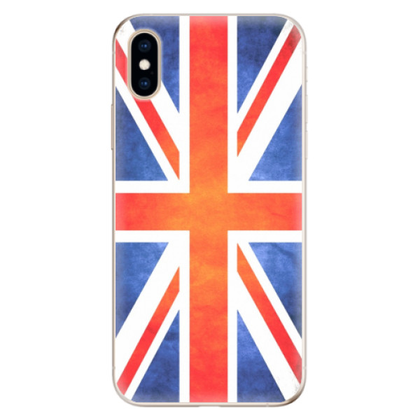 Odolné silikonové pouzdro iSaprio - UK Flag - iPhone XS