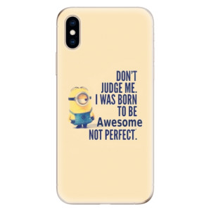 Silikonové pouzdro iSaprio - Apple iPhone XS - Be Awesome