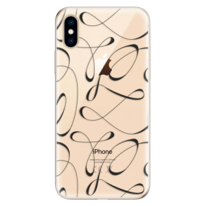 Silikonové pouzdro iSaprio - Apple iPhone XS - Fancy black