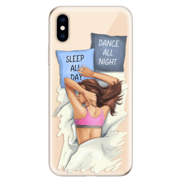 Odolné silikonové pouzdro iSaprio - Dance and Sleep - iPhone XS