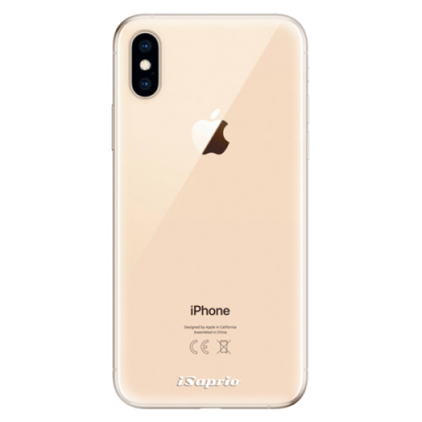 Odolné silikonové pouzdro iSaprio - 4Pure - čiré bez potisku na mobil Apple iPhone XS (Odolný silikonový obal, kryt pouzdro iSaprio - 4Pure - čiré bez potisku - na mobilní telefon Apple iPhone XS)