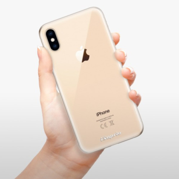 Silikonové pouzdro iSaprio - Apple iPhone XS - 4Pure čiré