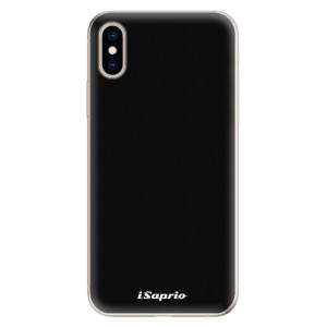 Odolné silikonové pouzdro iSaprio - 4Pure - černé na mobil Apple iPhone XS