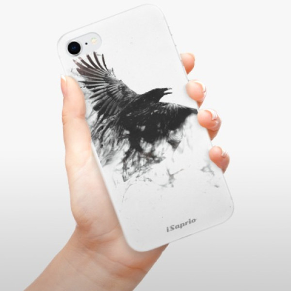Silikonové pouzdro iSaprio - Apple iPhone SE 2020 / Apple iPhone SE 2022 - Dark Bird 01
