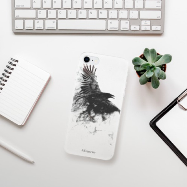 Silikonové pouzdro iSaprio - Apple iPhone SE 2020 / Apple iPhone SE 2022 - Dark Bird 01
