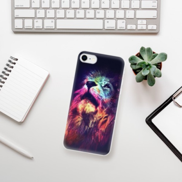Silikonové pouzdro iSaprio - Apple iPhone SE 2020 / Apple iPhone SE 2022 - Lion in Colors