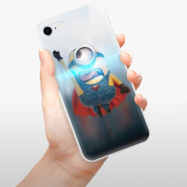 Silikonové pouzdro iSaprio - Apple iPhone SE 2020 / Apple iPhone SE 2022 - Mimons Superman 02
