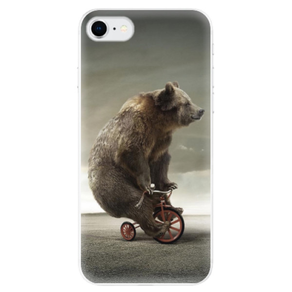 Odolné silikonové pouzdro iSaprio - Bear 01 na mobil Apple iPhone SE 2020 / Apple iPhone SE 2022 (Odolný silikonový obal, kryt pouzdro iSaprio - Bear 01 - na mobilní telefon Apple iPhone SE 2020 / Apple iPhone SE 2022)