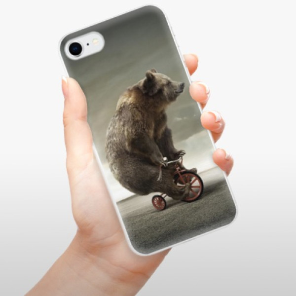 Silikonové pouzdro iSaprio - Apple iPhone SE 2020 / Apple iPhone SE 2022 - Bear 01