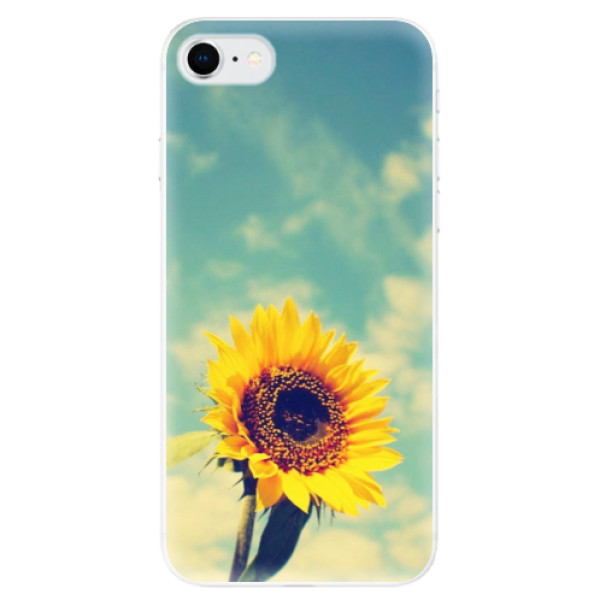 Odolné silikonové pouzdro iSaprio - Sunflower 01 na mobil Apple iPhone SE 2020 / Apple iPhone SE 2022 (Odolný silikonový obal, kryt pouzdro iSaprio - Sunflower 01 - na mobilní telefon Apple iPhone SE 2020 / Apple iPhone SE 2022)