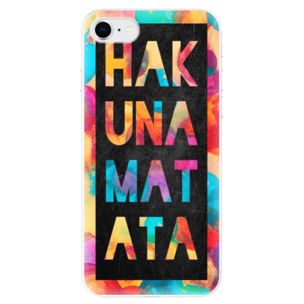 Odolné silikonové pouzdro iSaprio - Hakuna Matata 01 - iPhone SE 2020