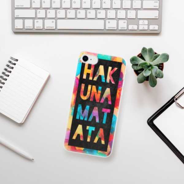 Silikonové pouzdro iSaprio - Apple iPhone SE 2020 / Apple iPhone SE 2022 - Hakuna Matata 01