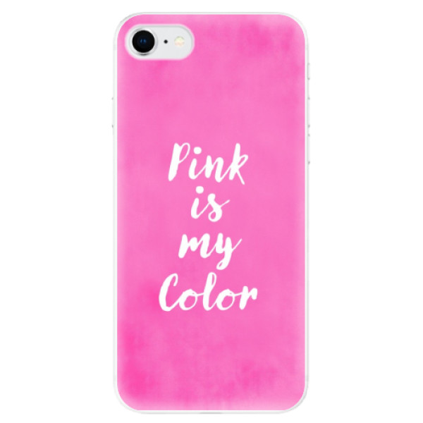 Odolné silikonové pouzdro iSaprio - Pink is my color na mobil Apple iPhone SE 2020 / Apple iPhone SE 2022 (Odolný silikonový obal, kryt pouzdro iSaprio - Pink is my color - na mobilní telefon Apple iPhone SE 2020 / Apple iPhone SE 2022)
