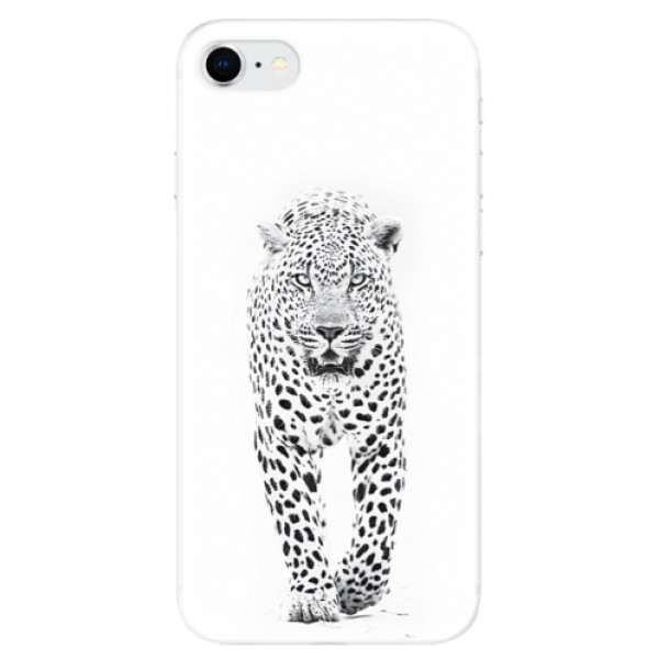 Odolné silikonové pouzdro iSaprio - White Jaguar - iPhone SE 2020