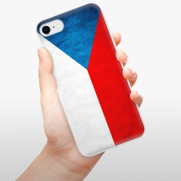 Silikonové pouzdro iSaprio - Apple iPhone SE 2020 / Apple iPhone SE 2022 - Czech Flag