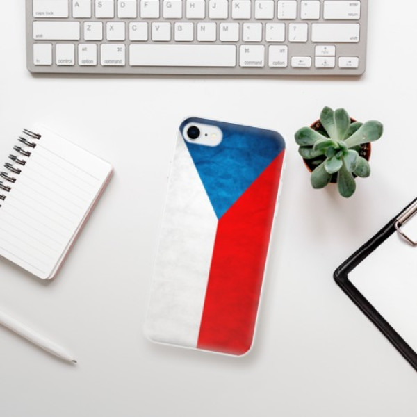 Silikonové pouzdro iSaprio - Apple iPhone SE 2020 / Apple iPhone SE 2022 - Czech Flag
