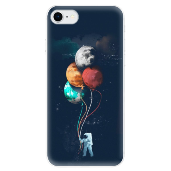 Odolné silikonové pouzdro iSaprio - Balloons 02 - iPhone SE 2020
