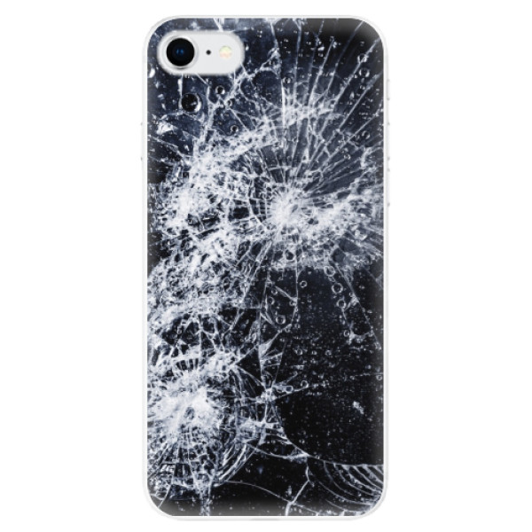 Odolné silikonové pouzdro iSaprio - Cracked - iPhone SE 2020