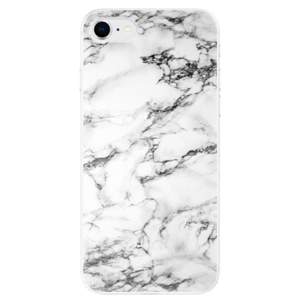 Odolné silikonové pouzdro iSaprio - White Marble 01 na mobil Apple iPhone SE 2020 / Apple iPhone SE 2022 (Odolný silikonový obal, kryt pouzdro iSaprio - White Marble 01 - na mobilní telefon Apple iPhone SE 2020 / Apple iPhone SE 2022)