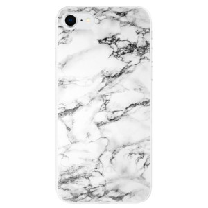 Odolné silikonové pouzdro iSaprio - White Marble 01 na mobil Apple iPhone SE 2020 / Apple iPhone SE 2022 - výprodej