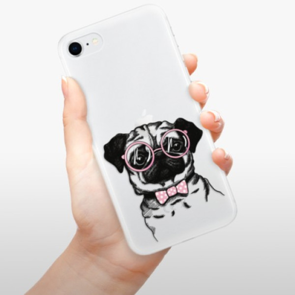 Silikonové pouzdro iSaprio - Apple iPhone SE 2020 / Apple iPhone SE 2022 - The Pug