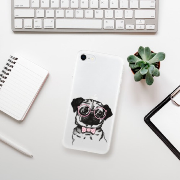 Silikonové pouzdro iSaprio - Apple iPhone SE 2020 / Apple iPhone SE 2022 - The Pug