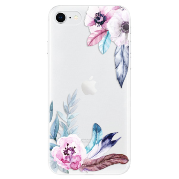 Odolné silikonové pouzdro iSaprio - Flower Pattern 04 - iPhone SE 2020