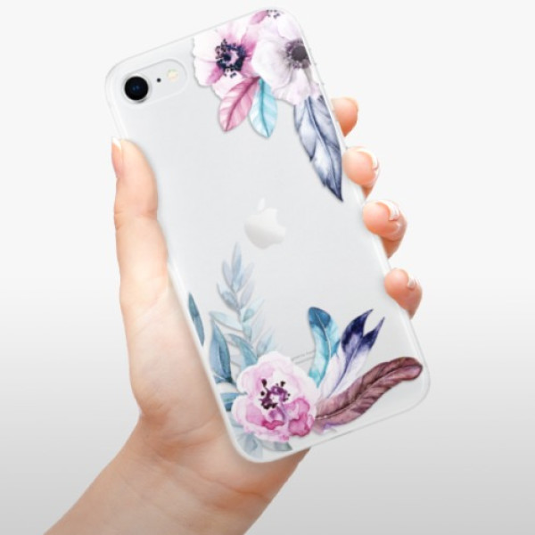 Silikonové pouzdro iSaprio - Apple iPhone SE 2020 / Apple iPhone SE 2022 - Flower Pattern 04