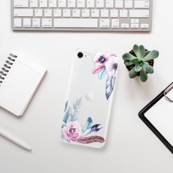 Silikonové pouzdro iSaprio - Apple iPhone SE 2020 / Apple iPhone SE 2022 - Flower Pattern 04
