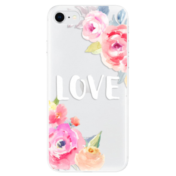 Odolné silikonové pouzdro iSaprio - Love - iPhone SE 2020