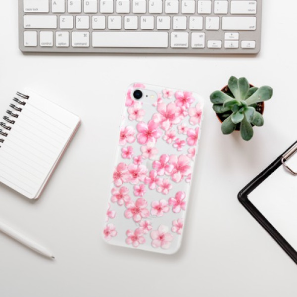 Silikonové pouzdro iSaprio - Apple iPhone SE 2020 / Apple iPhone SE 2022 - Flower Pattern 05