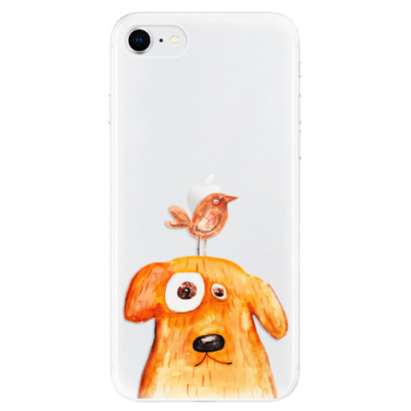Odolné silikonové pouzdro iSaprio - Dog And Bird na mobil Apple iPhone SE 2020 / Apple iPhone SE 2022 (Odolný silikonový obal, kryt pouzdro iSaprio - Dog And Bird - na mobilní telefon Apple iPhone SE 2020 / Apple iPhone SE 2022)
