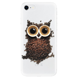 Odolné silikonové pouzdro iSaprio - Owl And Coffee na mobil Apple iPhone SE 2020 / Apple iPhone SE 2022 - výprodej