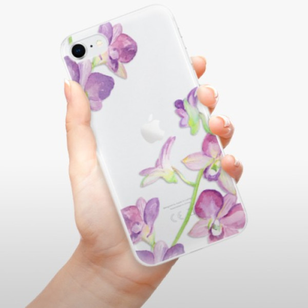 Silikonové pouzdro iSaprio - Apple iPhone SE 2020 / Apple iPhone SE 2022 - Purple Orchid