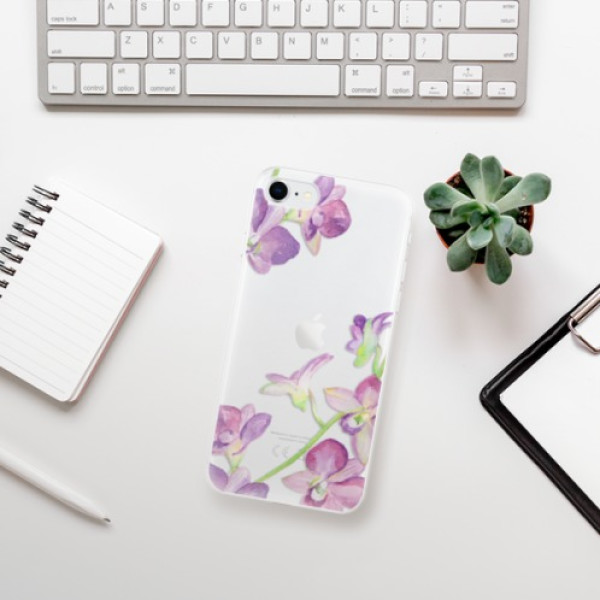 Silikonové pouzdro iSaprio - Apple iPhone SE 2020 / Apple iPhone SE 2022 - Purple Orchid