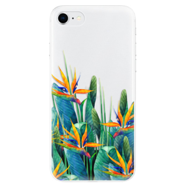 Odolné silikonové pouzdro iSaprio - Exotic Flowers - iPhone SE 2020