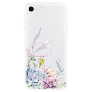 Silikonové pouzdro iSaprio - Apple iPhone SE 2020 / Apple iPhone SE 2022 - Succulent 01