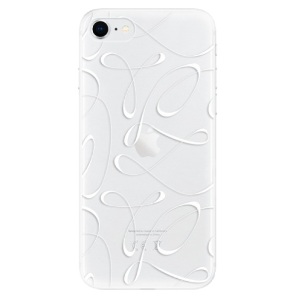 Odolné silikonové pouzdro iSaprio - Fancy - white na mobil Apple iPhone SE 2020 / Apple iPhone SE 2022 (Odolný silikonový obal, kryt pouzdro iSaprio - Fancy - white - na mobilní telefon Apple iPhone SE 2020 / Apple iPhone SE 2022)