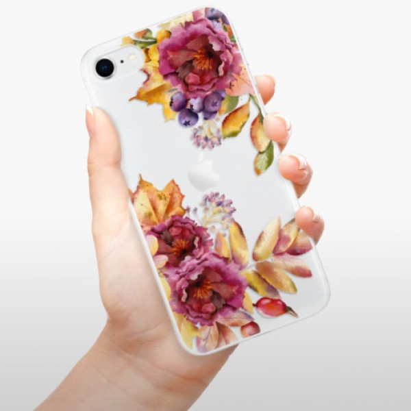 Silikonové pouzdro iSaprio - Apple iPhone SE 2020 / Apple iPhone SE 2022 - Fall Flowers
