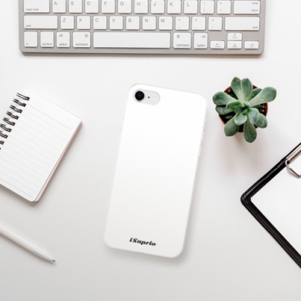 Silikonové pouzdro iSaprio - Apple iPhone SE 2020 / Apple iPhone SE 2022 - 4Pure bílé