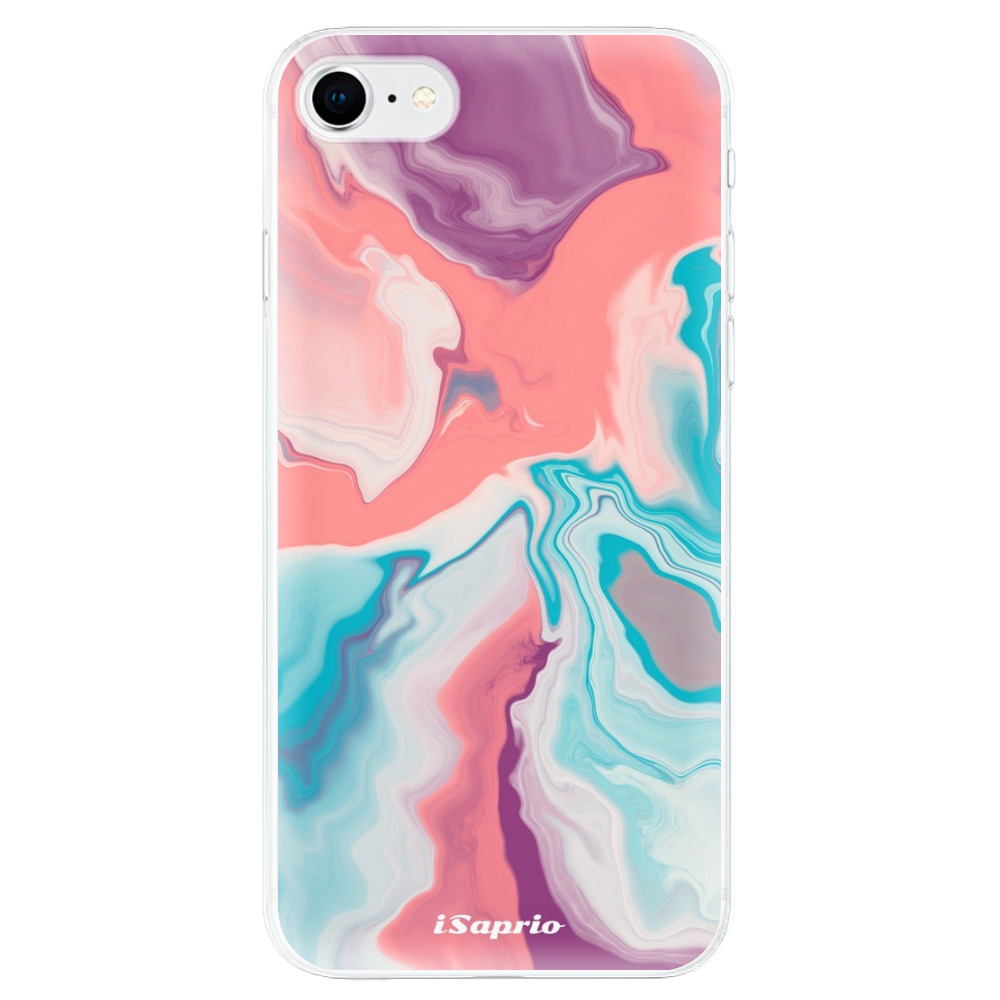Odolné silikonové pouzdro iSaprio - New Liquid - iPhone SE 2020