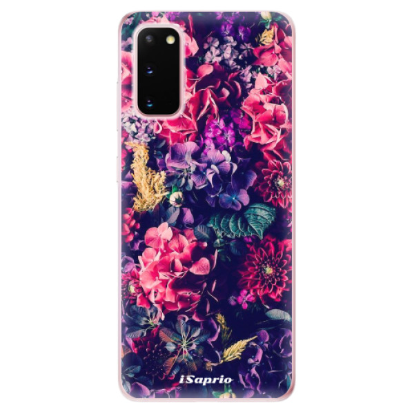 Odolné silikonové pouzdro iSaprio - Flowers 10 na mobil Samsung Galaxy S20 (Odolný silikonový obal, kryt pouzdro iSaprio - Flowers 10 - na mobilní telefon Samsung Galaxy S20)
