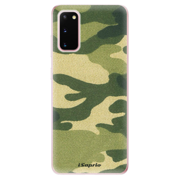Odolné silikonové pouzdro iSaprio - Green Camuflage 01 - Samsung Galaxy S20