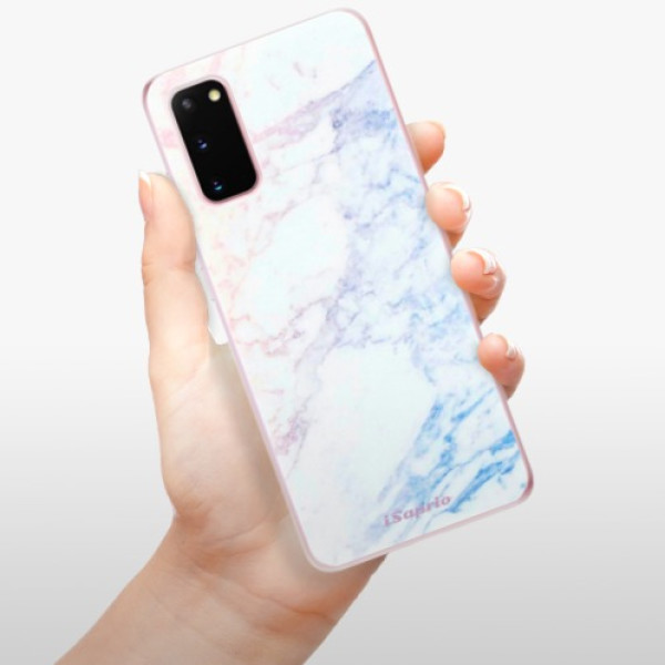 Silikonové pouzdro iSaprio - Samsung Galaxy S20 - Raibow Marble 10