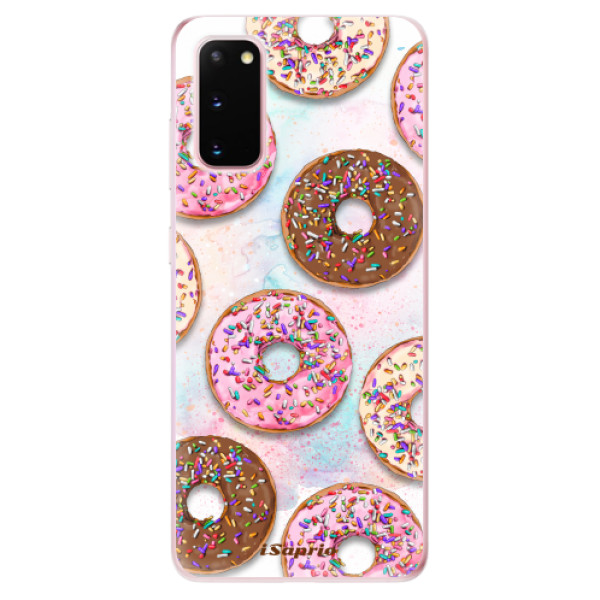 Odolné silikonové pouzdro iSaprio - Donuts 11 na mobil Samsung Galaxy S20 (Odolný silikonový obal, kryt pouzdro iSaprio - Donuts 11 - na mobilní telefon Samsung Galaxy S20)