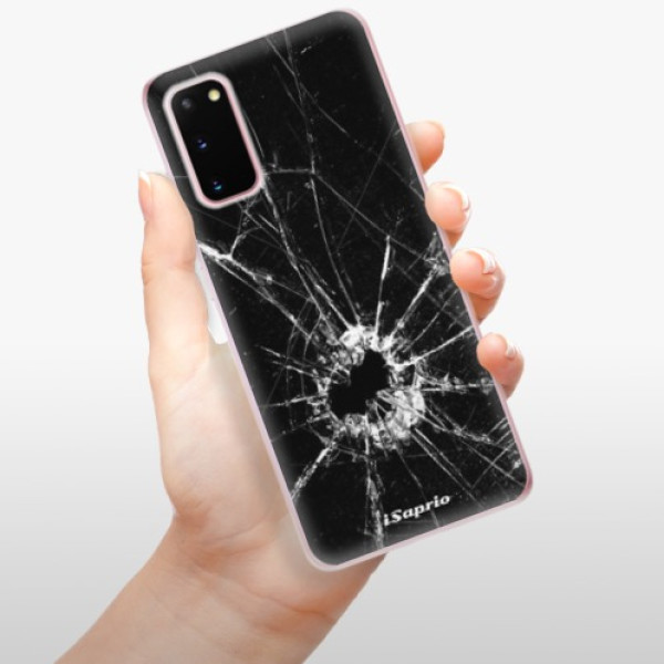 Silikonové pouzdro iSaprio - Samsung Galaxy S20 - Broken Glass 10