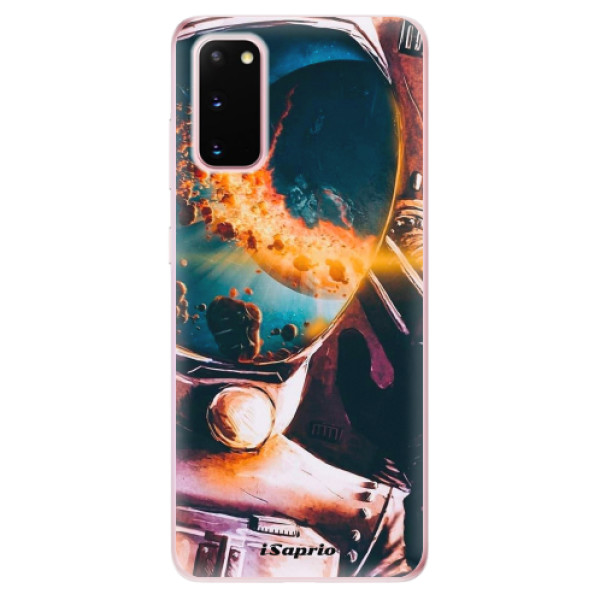 Odolné silikonové pouzdro iSaprio - Astronaut 01 na mobil Samsung Galaxy S20 (Odolný silikonový obal, kryt pouzdro iSaprio - Astronaut 01 - na mobilní telefon Samsung Galaxy S20)
