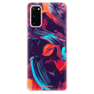 Silikonové pouzdro iSaprio - Samsung Galaxy S20 - Color Marble 19
