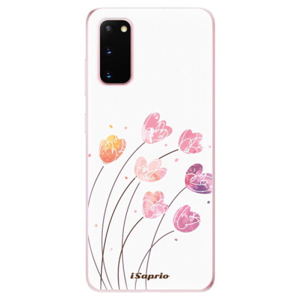Odolné silikonové pouzdro iSaprio - Flowers 14 na mobil Samsung Galaxy S20 (Odolný silikonový obal, kryt pouzdro iSaprio - Flowers 14 - na mobilní telefon Samsung Galaxy S20)
